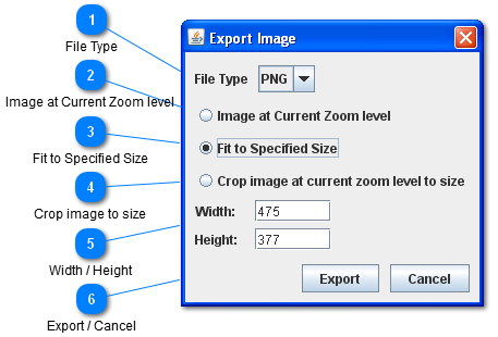 Export Image dialog